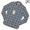 Áo Burberry BBR dài tay màu đen kẻ nhỏ logo ngựa quanh áo