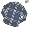 Áo Burberry BBR dài tay kẻ cân mầu xanh hàng hiệu chính hãng