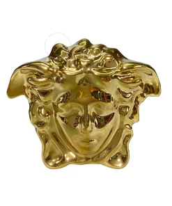 Dây nịt Versace hàng hiệu cao cấp mặt vàng dây đen nhám