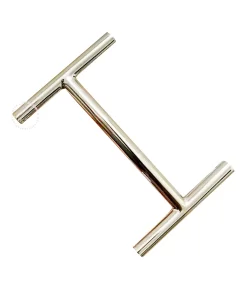 Mặt dây nịt que đơn Hermes mặt mầu trắng