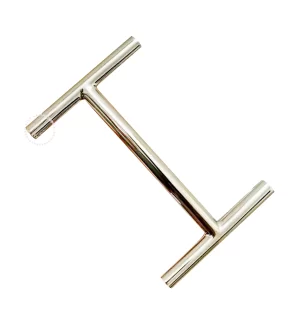 Mặt dây nịt que đơn Hermes mặt mầu trắng