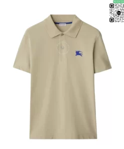Áo Polo Burberry cổ vàng phong cách hiện đại hàng chuẩn 1 1