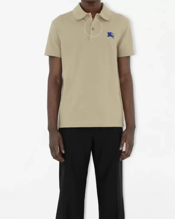 Áo Polo Burberry cổ vàng phong cách hiện đại hàng chuẩn 1 1