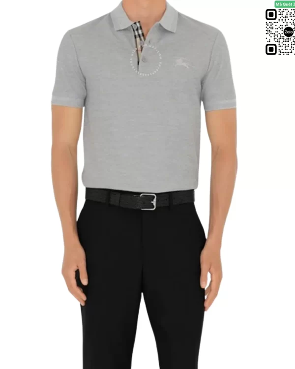 Áo Polo Burberry giá tốt chất lượng đảm bảo mầu ghi hàng hiệu