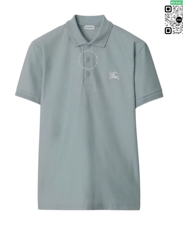Áo Polo Burberry nam phong cách lịch lãm mầu xanh nhạt