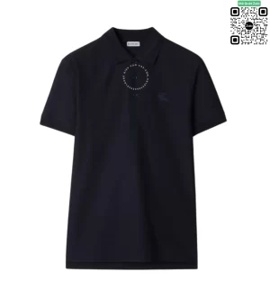 Áo Polo Burberry nam thanh lịch quý phái mầu đen hàng hiệu