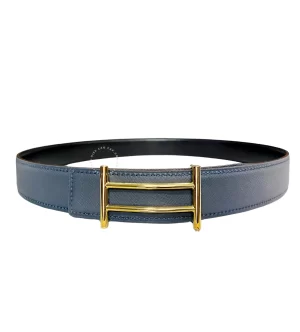 Dây nịt Hermès khóa vàng que đôi hàng hiệu chính hãng HMV8