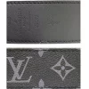 Dây thắt lưng mặt trước và mặt sau đen hoa trắng louis vuitton