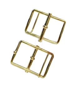 Mặt dây lưng Hermès H chính hãng mặt vàng hình chữ nhật.