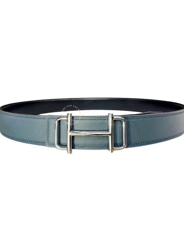 Thắt lưng Hermès sang trọng khoá mầu trắng hàng cao cấp