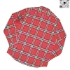 Áo sơ mi nam Burberry mầu đỏ kẻ nhỏ hàng hiệu cao cấp