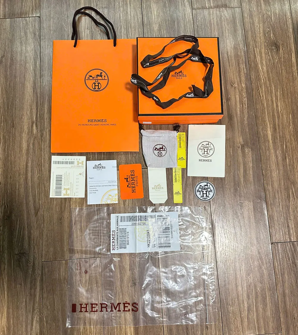 Túi hộp thẻ bill dây lưng Hermes hàng like auth